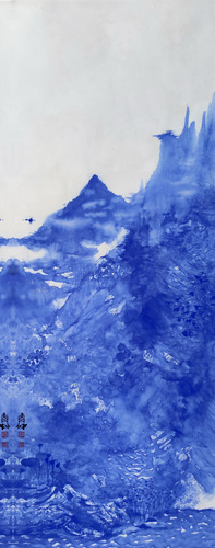 青花瓷系列二45x100cm