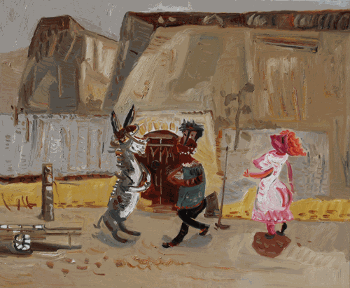 种-春（布面油画）100x120cm-2017年-于-来