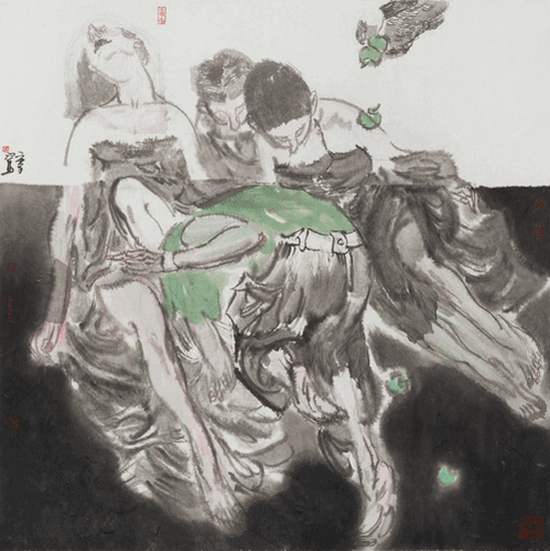 阙·午-130x130cm-2020年-张江舟