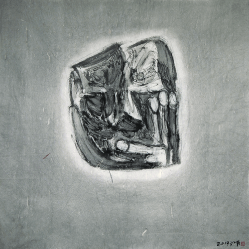 人类图像学研究-人格-130x130cm-2019年-张江舟