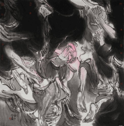 阙·子-130x130cm-2020年-张江舟