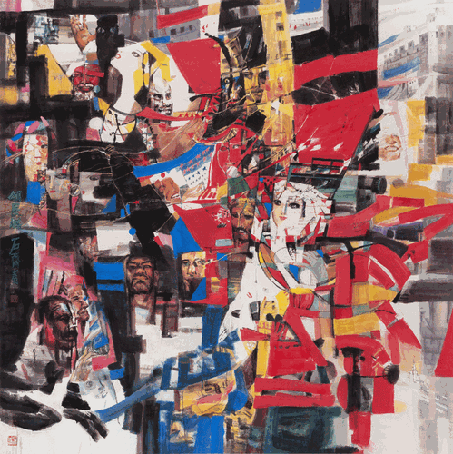 颂长城-190x190cm--石-齐