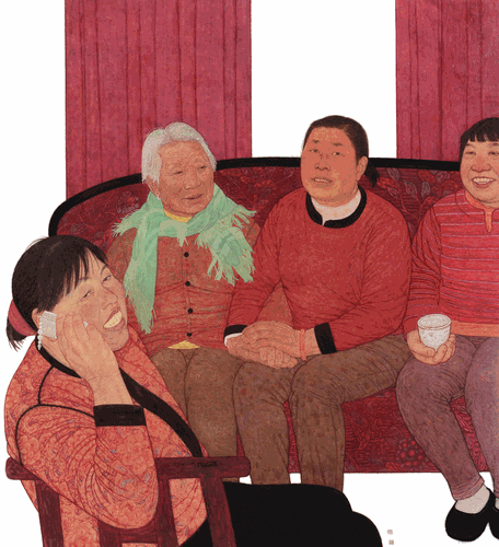 暖-阳-211x200cm-2019年-李传真