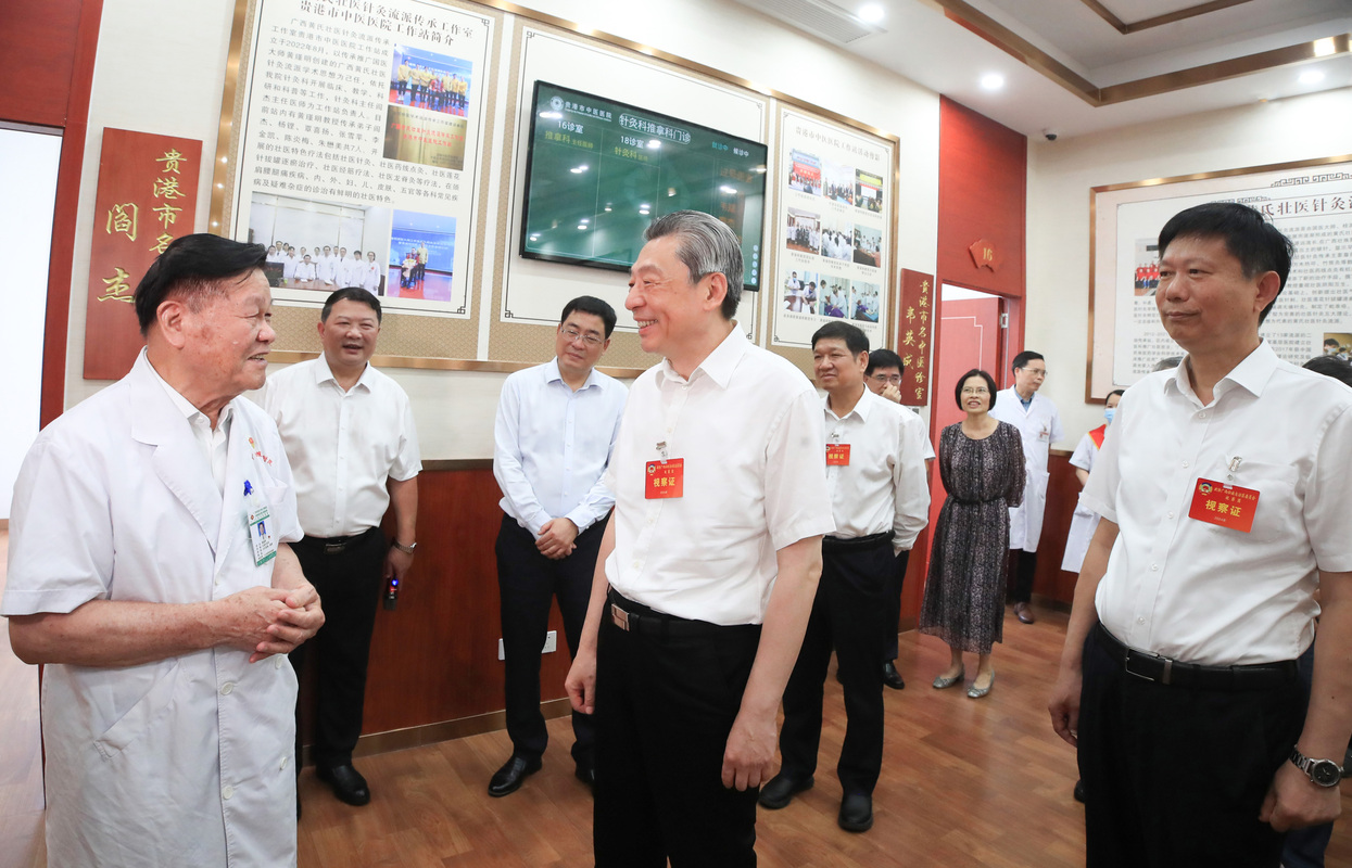  广西壮族自治区政协常委视察团围绕“深化区域合作，推动广西中医药产业高质量发展”开展监督性视察