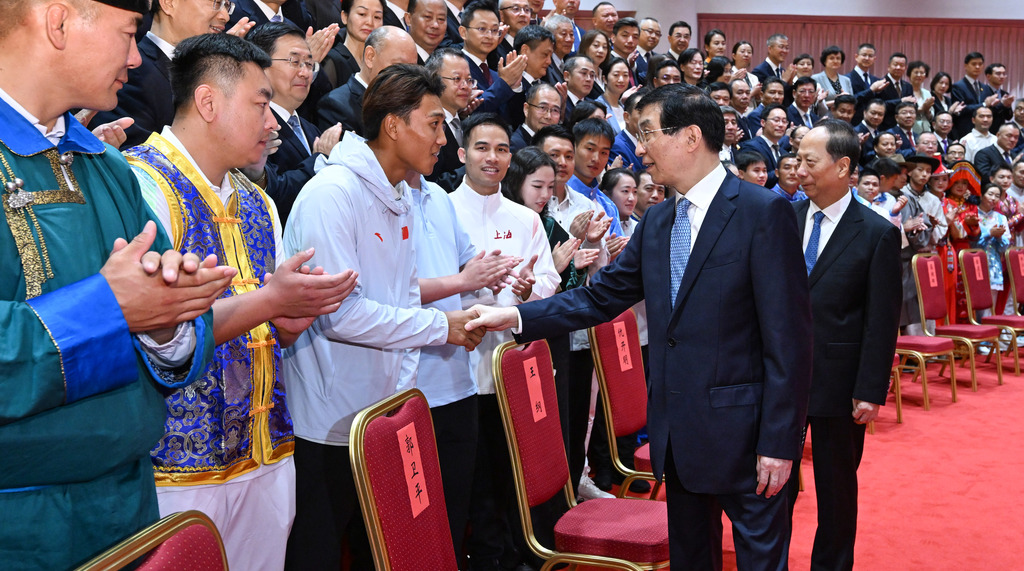 第十二届全国少数民族传统体育运动会开幕 王沪宁出席