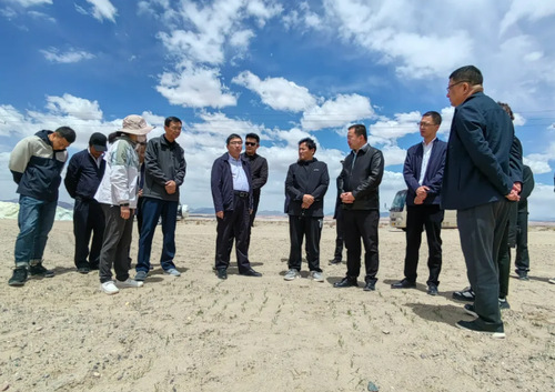 △州县政协主席集体视察环保督察活动。