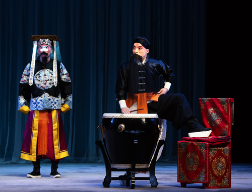 衣麟在《击鼓骂曹》中饰演弥衡 孙觉非摄