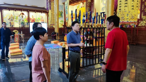 2.闽清县政协调研民族宗教场所促进闽台心灵契合