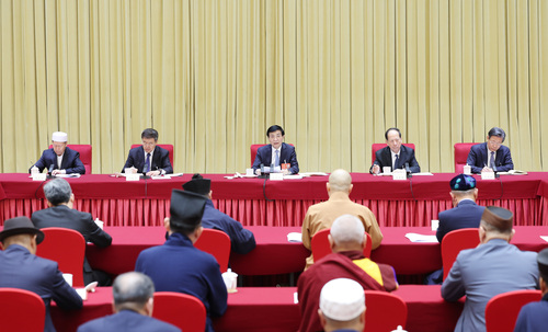 王沪宁参加宗教界委员小组会