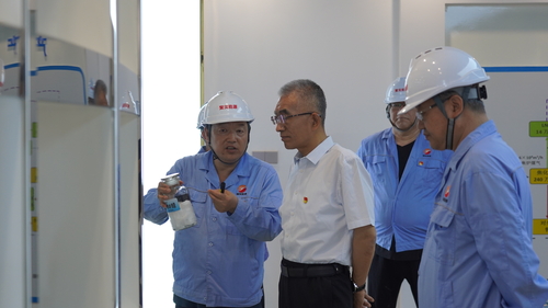 2024年7月1日-2日，盟政协党组书记、主席卢利明在阿拉善高新技术产业开发区调研包联重点项目建设情况