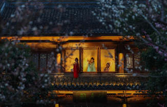 杭州赏梅胜地开启特色夜游赏梅活动