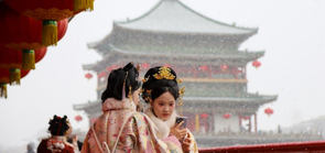 新春伊始迎降雪