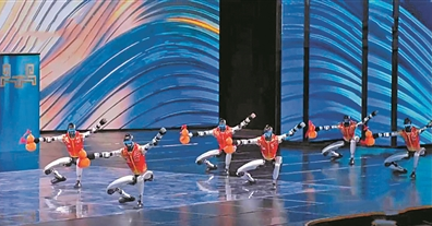 春节联欢晚会机器人表演