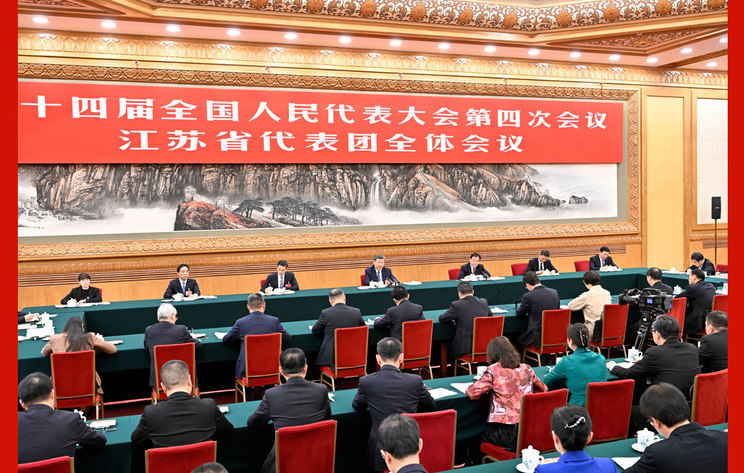 习近平参加江苏代表团审议