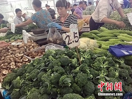 北京西城区太平天和菜市场内。<a target='_blank' href='http://www.chinanews.com/' >中新网</a> 种卿 摄